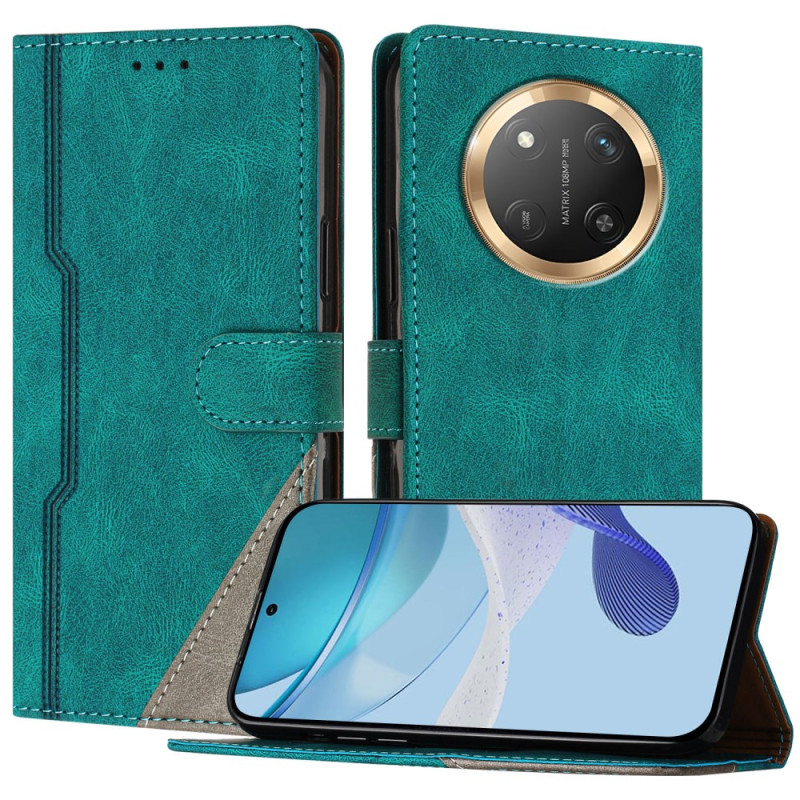 Honor Magic 7 Lite / X9c Patchwork kolmion suojakotelo