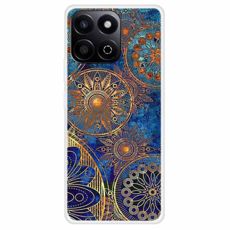 Honor X7c 4G / 200 Smart 5G Gold Flowers Suojakuori