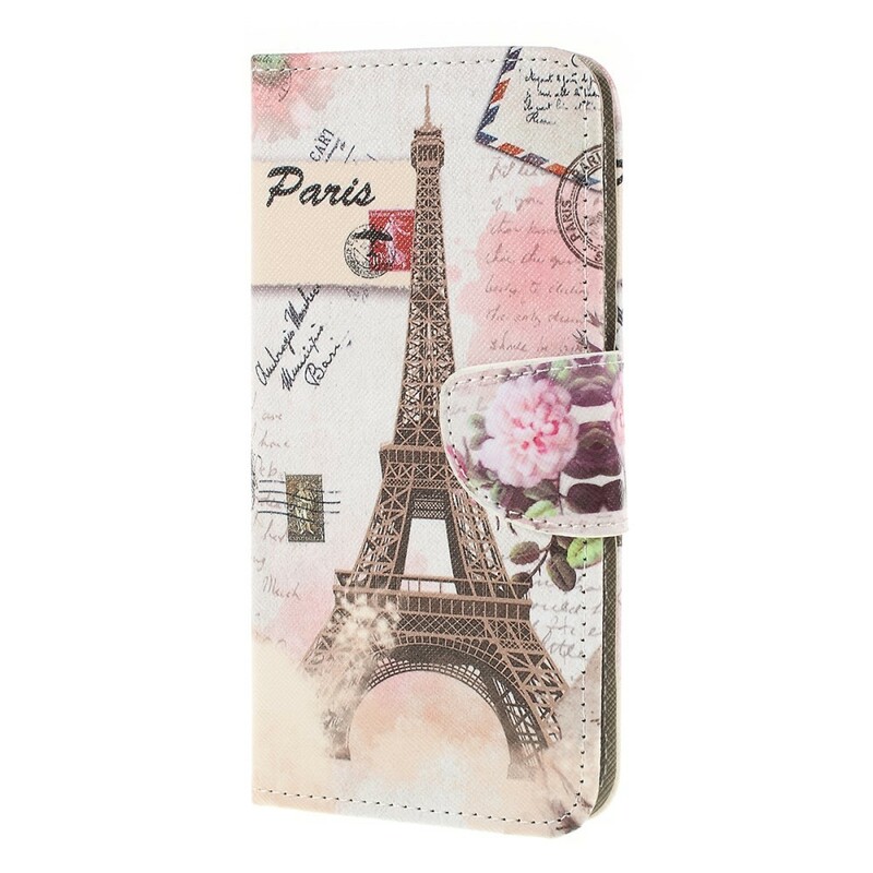 Samsung Galaxy A10 Eiffel-torni Retro Case Samsung Galaxy A10 Eiffel-torni Retro Case