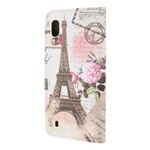 Samsung Galaxy A10 Eiffel-torni Retro Case Samsung Galaxy A10 Eiffel-torni Retro Case