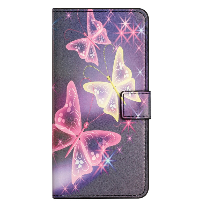 Honor X6c 4G / X6b 4G / X6a 4G Suojakuori Sparkling Butterflies