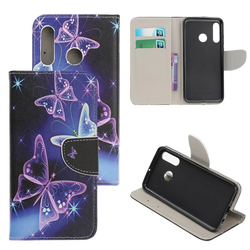 Kotelo Huawei P Smart Z Perhoset Neonvärinen Kotelo Huawei P Smart Z Perhoset Neonvärinen