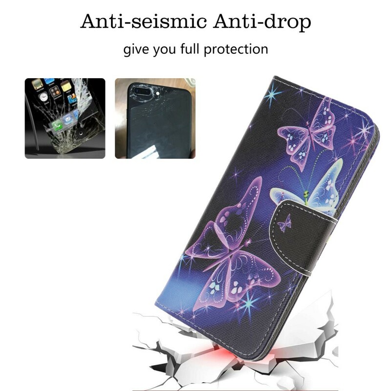 Kotelo Huawei P Smart Z Perhoset Neonvärinen Kotelo Huawei P Smart Z Perhoset Neonvärinen