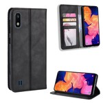 Flip Cover iSamsung Galaxy A10 Nahka Effect Vintage Styling