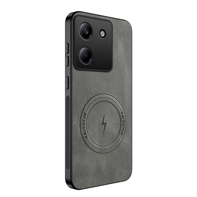 Coque Poco M7 Pro 5G Magnétique Effet Cuir
