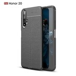 Honor 20 Nahkakotelo Lychee Effect Double Line