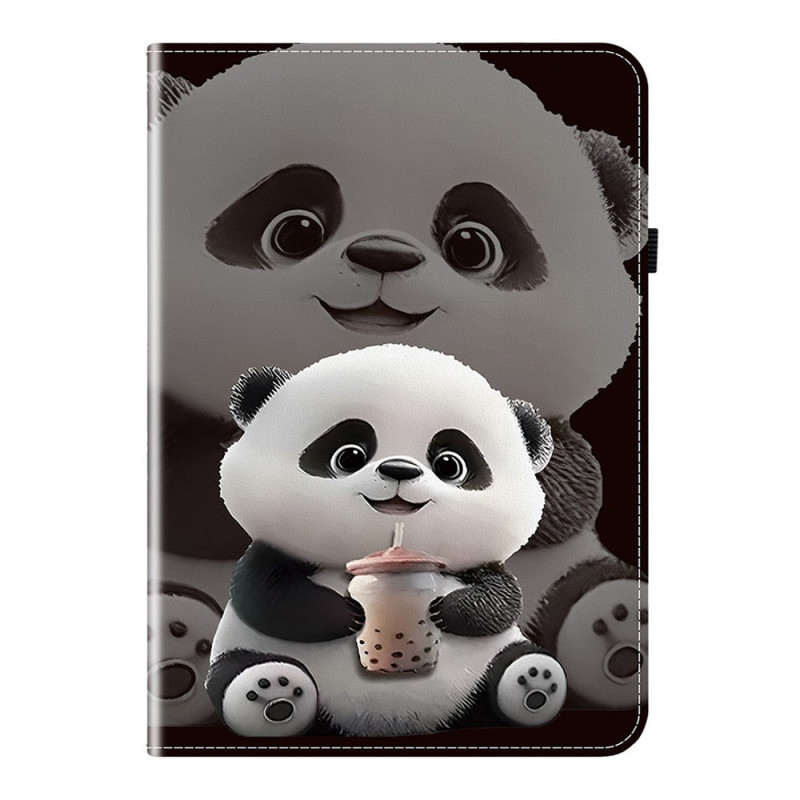 Lenovo Tab M11 / K11 (11") suojakuori - TB330 Panda Milk Tea - Panda Milk Tea (11")
