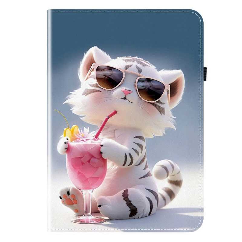Lenovo Tab M11 / K11 (11") suojakuori - TB330 Tiger Cartoon (Tiikeri)
