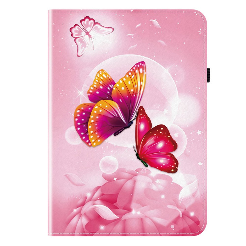 Lenovo Tab M11 / K11 (11") Suojakuori - TB330 Vaaleanpunaiset perhoset
