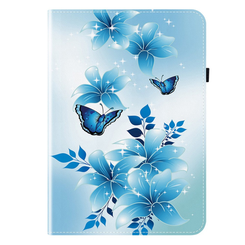 Lenovo Tab M11 / K11 (11") suojakuori - TB330 Siniset perhoset