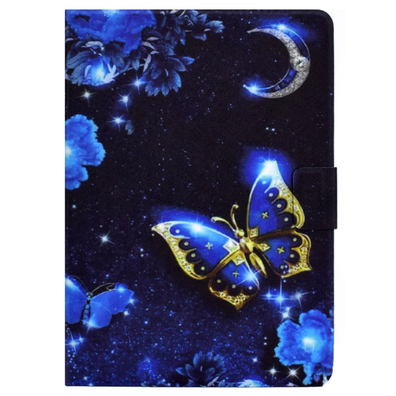 Kansi Lenovo Tab M11 / K11 (11") - TB330 / TB331 Perhonen Sininen ja kultainen perhonen