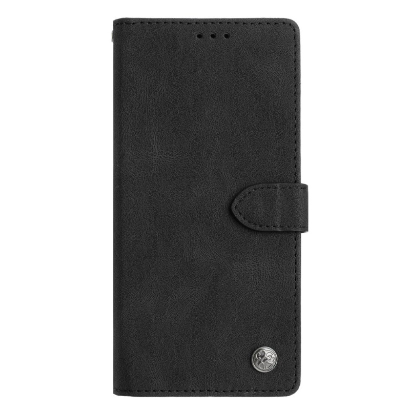 Kansi Suojakuori iPhone 17E / 16E Mokkanahka Effect Rivet Deco