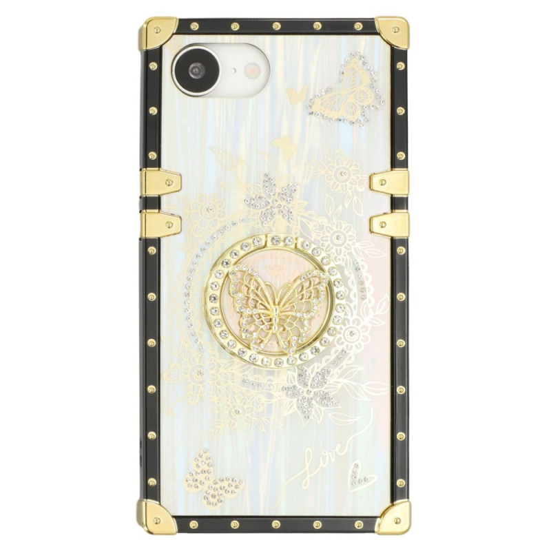 iPhone 17E / 16E Perhonen & Strass Suojakuori