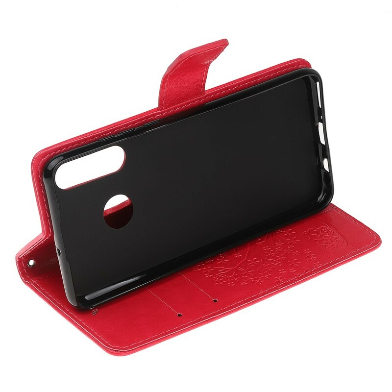 Kotelo Huawei P Smart Z Puu ja pöllöt hihnalla