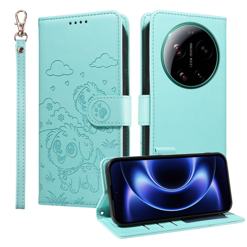 Xiaomi 17 Ultra Dogs kuvio suojakuori (RFID-suojaus)