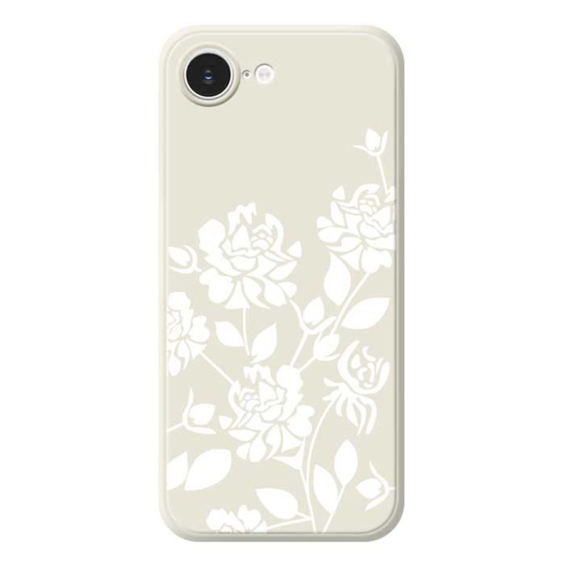 Suojakuori iPhone 17E / 16E Suorat reunukset Kukkapainatus