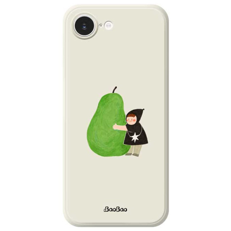 Suojakuori iPhone 17E / 16E suora reuna vihreä päärynä