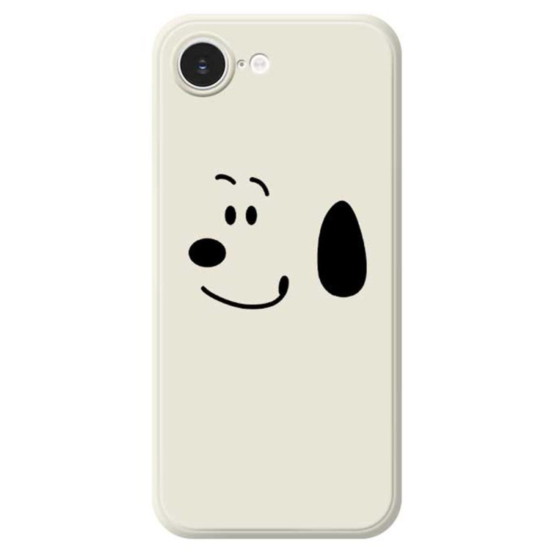 Suojakuori iPhone 17E / 16E Suora reuna Minimalistinen koira