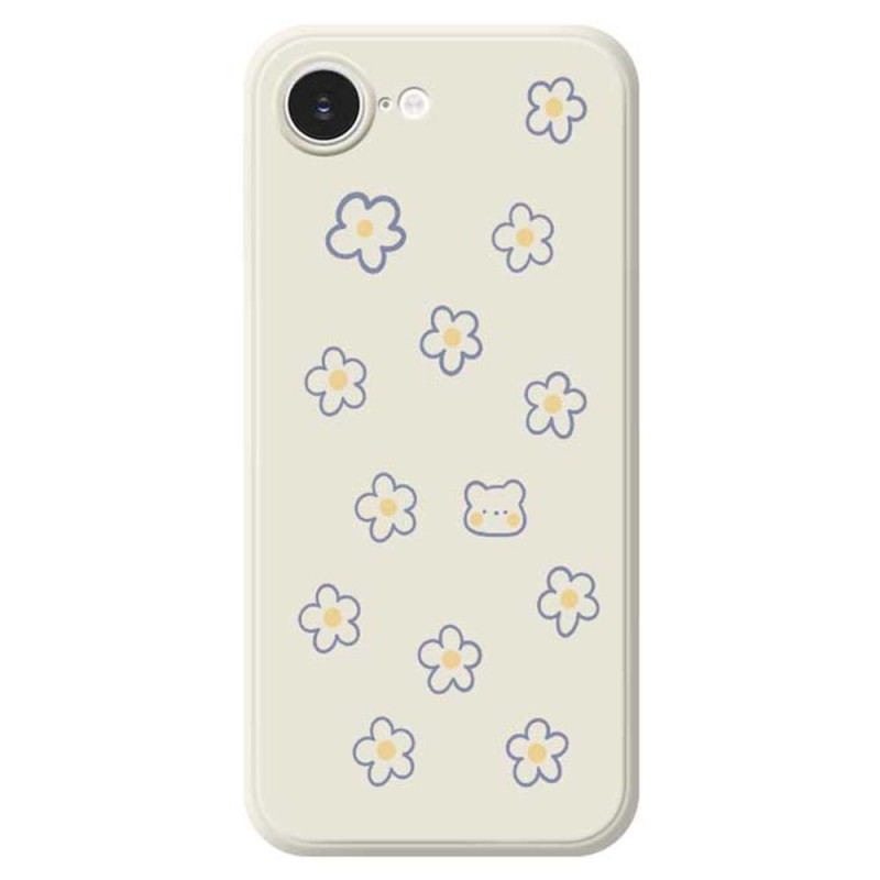 Suojakuori iPhone 17E / 16E Kukkainen karhu