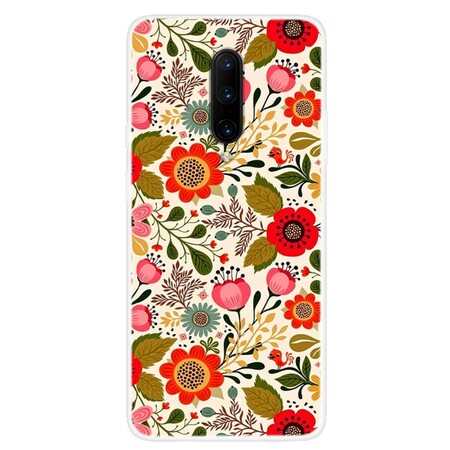 OnePlus 7 Pro kansi Kukkainen Gobeliini