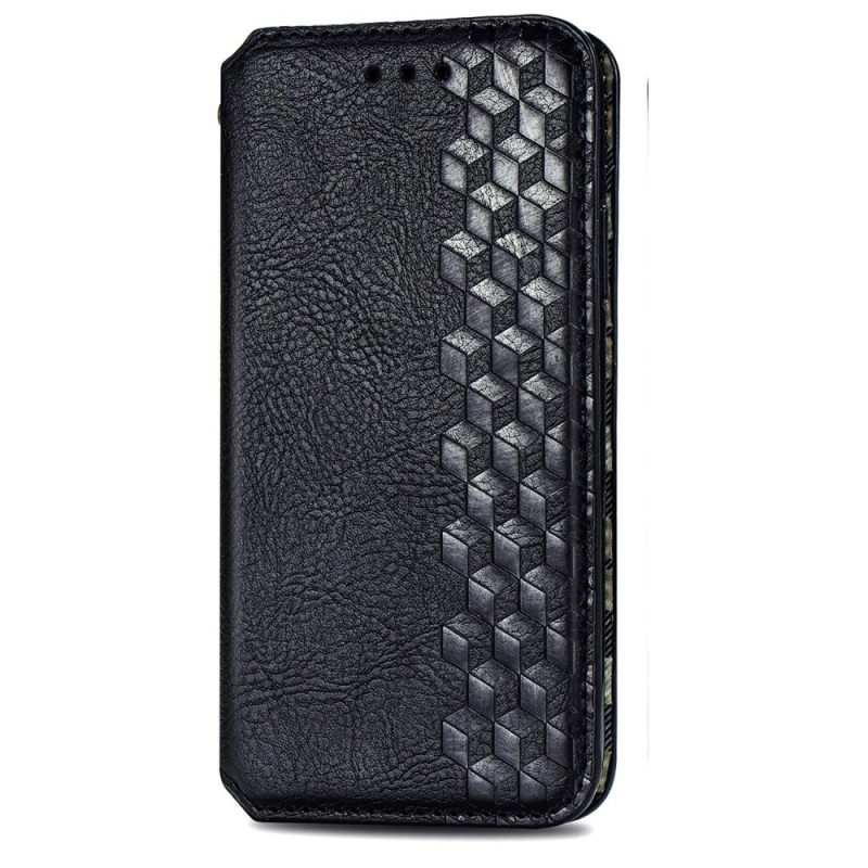 Flip Cover Xiaomi 17 Mokkanahka Effect Frieze Diamond kuvio