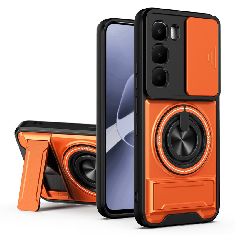 Infinix Hot 60 Pro 4G Magneettinen Suojakuori tuki ja suojaus liukuva kamera