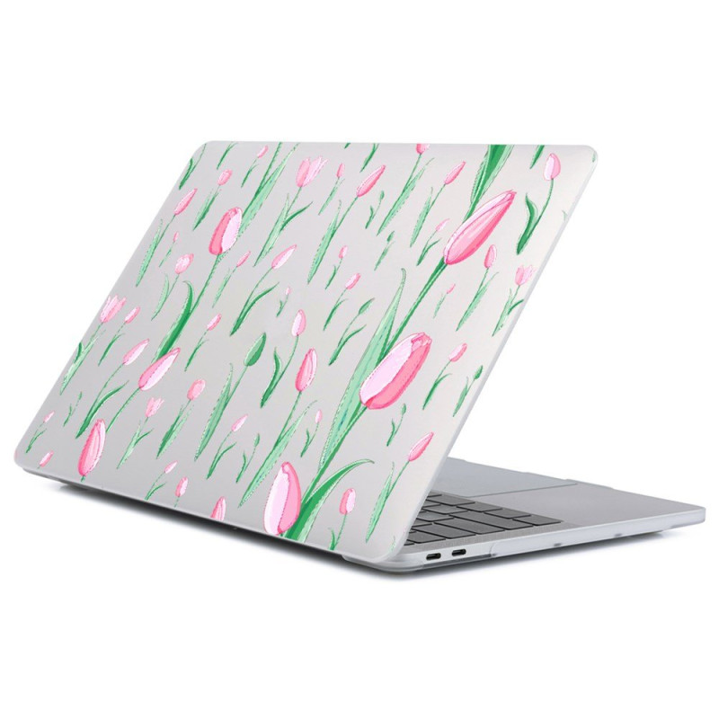 MacBook Air 13'' suojakuori (2026) / (2025) / (2024) / (2022) Vaaleanpunaiset kukat
