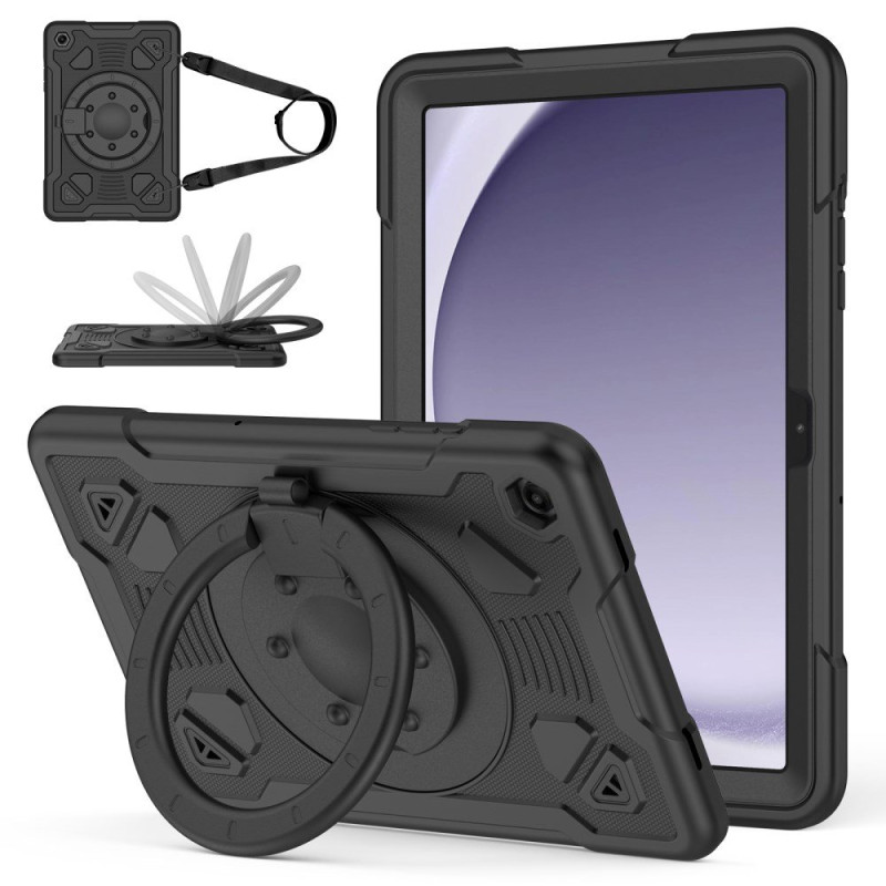Samsung Galaxy Tab A11 / Tab A9 Ultra Erityiskestävä Suojakuori kanssa Planet Design ja olkahihna