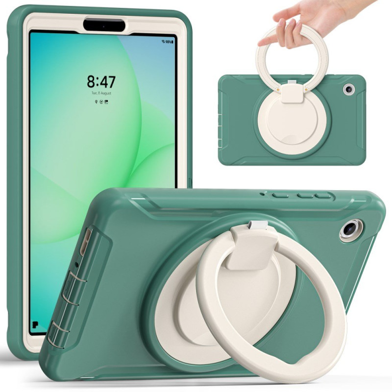 Samsung Galaxy Tab A11 Suojakuori, jossa on 360° kääntyvä kahva ja jalusta