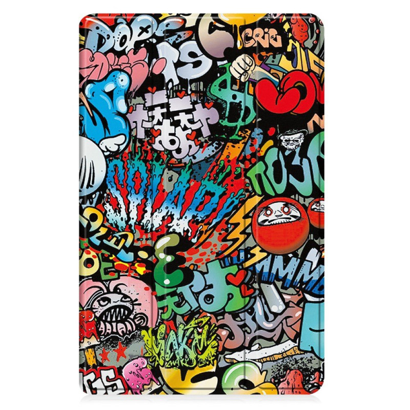 Smart Suojakuori Samsung Galaxy Tab A11 Plus / A9 Plus Graffiti kuvio