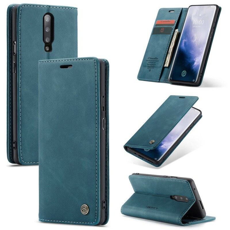 Flip Cover OnePLus 7 Pro CASEME keinonahkainen kansi