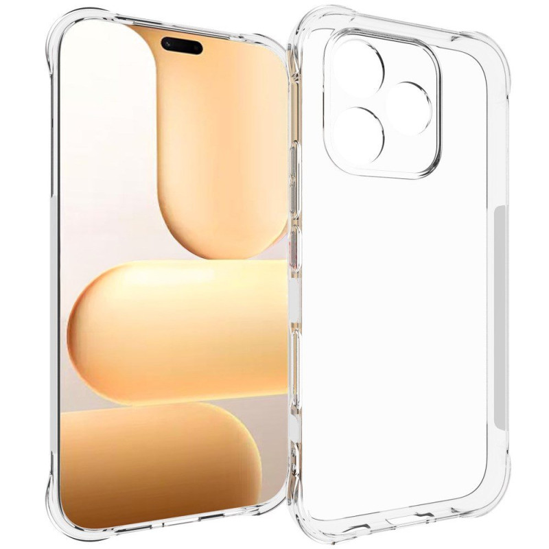 Honor 600 Lite läpinäkyvä vahvistettu kuori