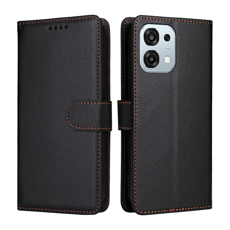Housse Oppo A6 5G / A6X 5G / 4G Simili Cuir Uni B(blocage RFID)
