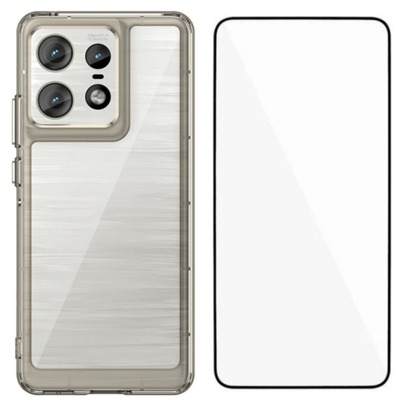 Motorola Edge 60 Neo / 50 Neo hybridi suojakuori näytönsuojuksella