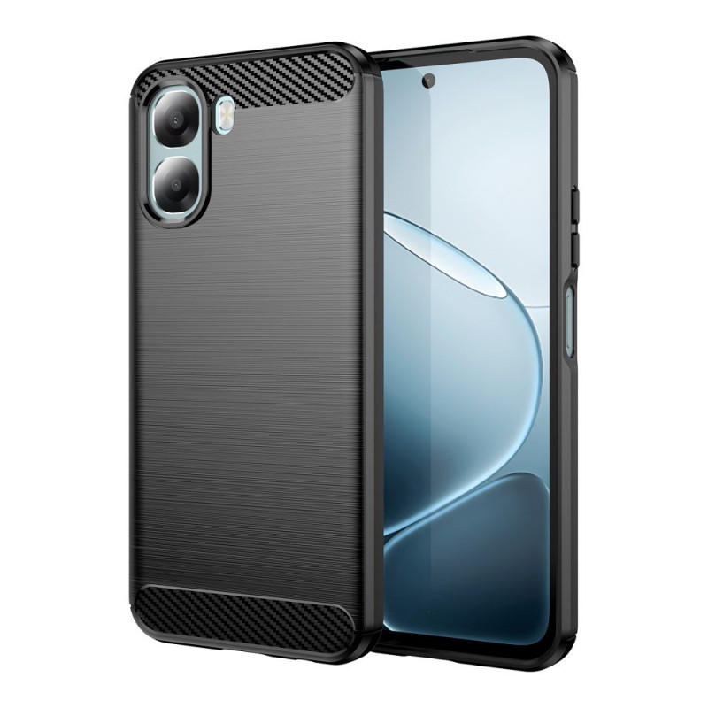 Oppo A6X 5G / 4G harjattu hiilikuitu suojakuori