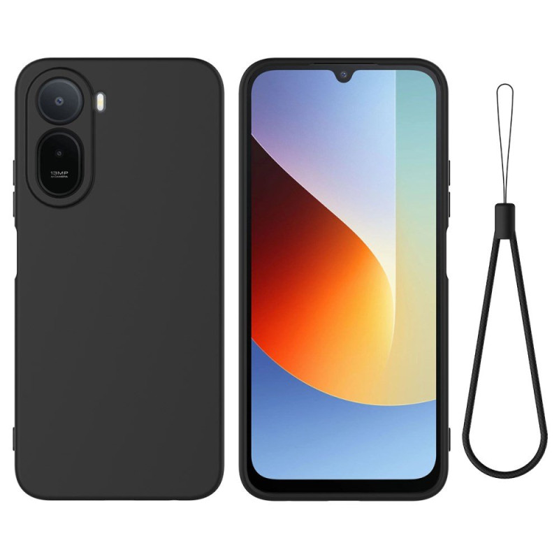 Xiaomi Redmi A7 Pro silikoni suojakuori hihnalla