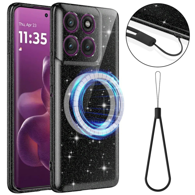 Motorola Edge 70 Fusion magneettinen kiiltävä suojakuori