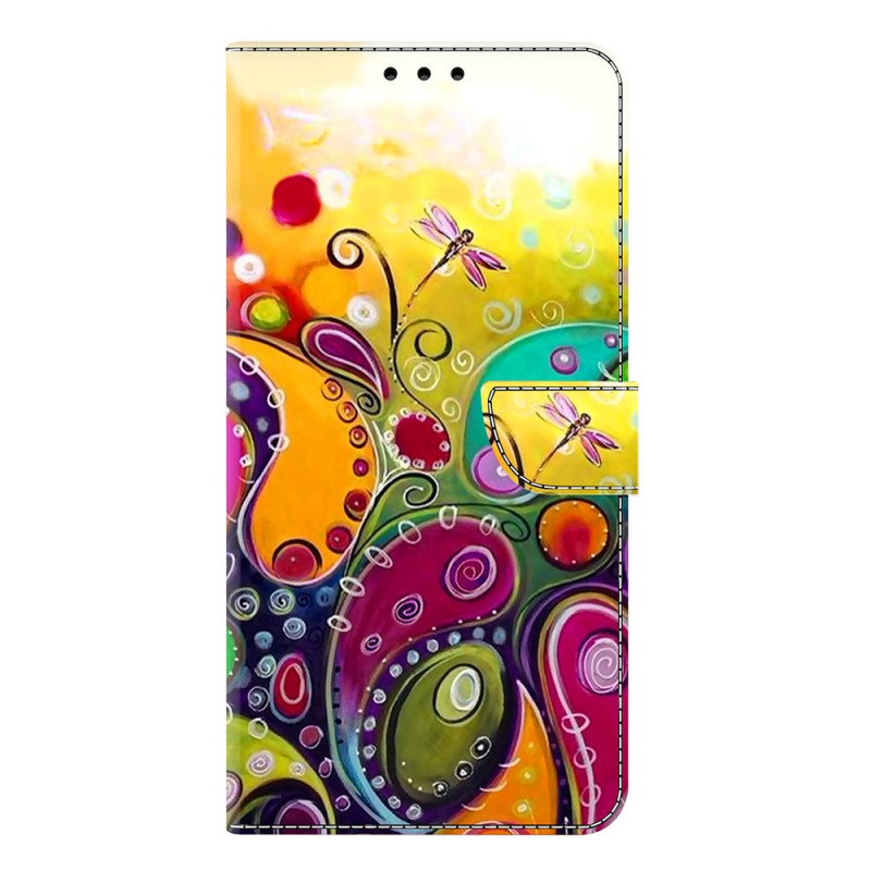 Motorola Edge 70 Fusion kukkakuvioitu värillinen suojakuori