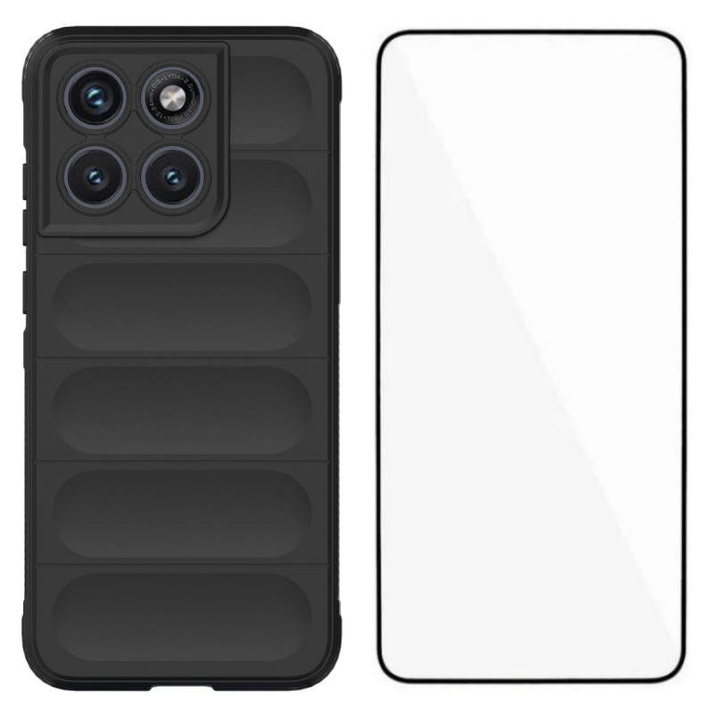 Motorola Edge 70 Fusion liukumaton suojakotelo ja näytönsuojaus