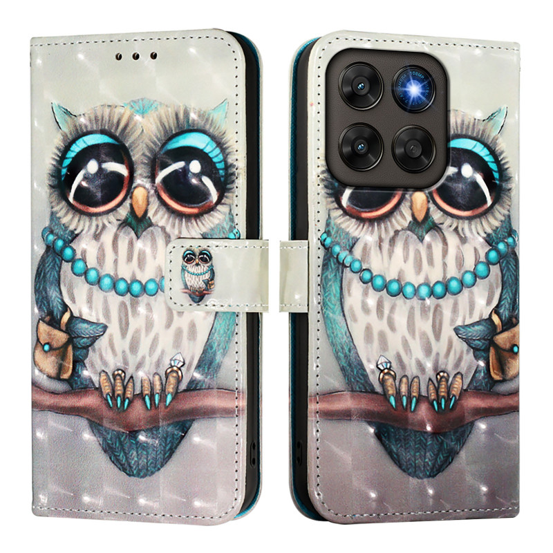 Moto G77 / G67 Miss Pöllö suojakuori