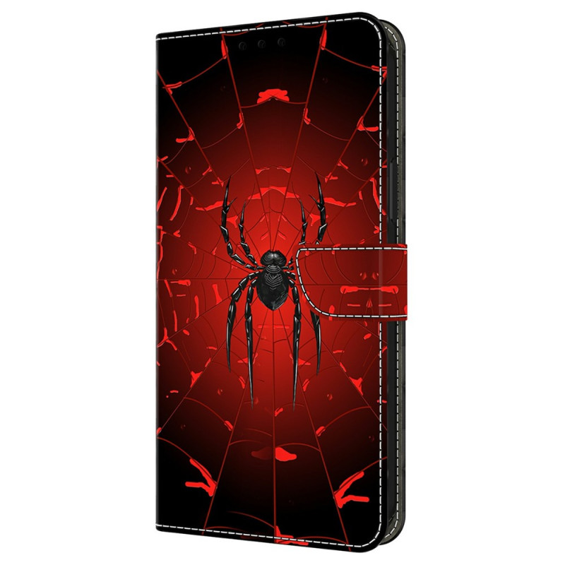 Moto G77 / G67 Musta Spider suojakuori