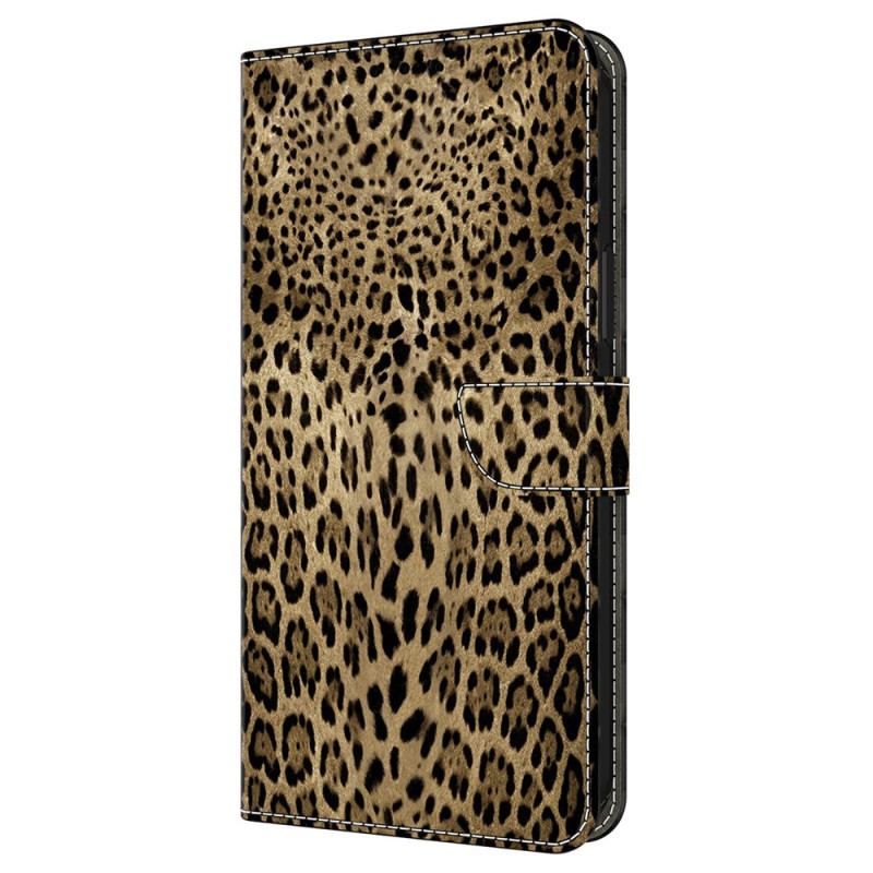 Moto G77 / G67 Leopardikuvioinen suojakuori