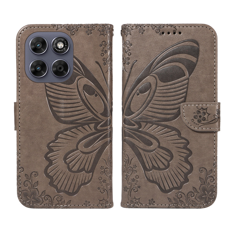Moto G77 / G67 Graafinen perhonen suojakuori