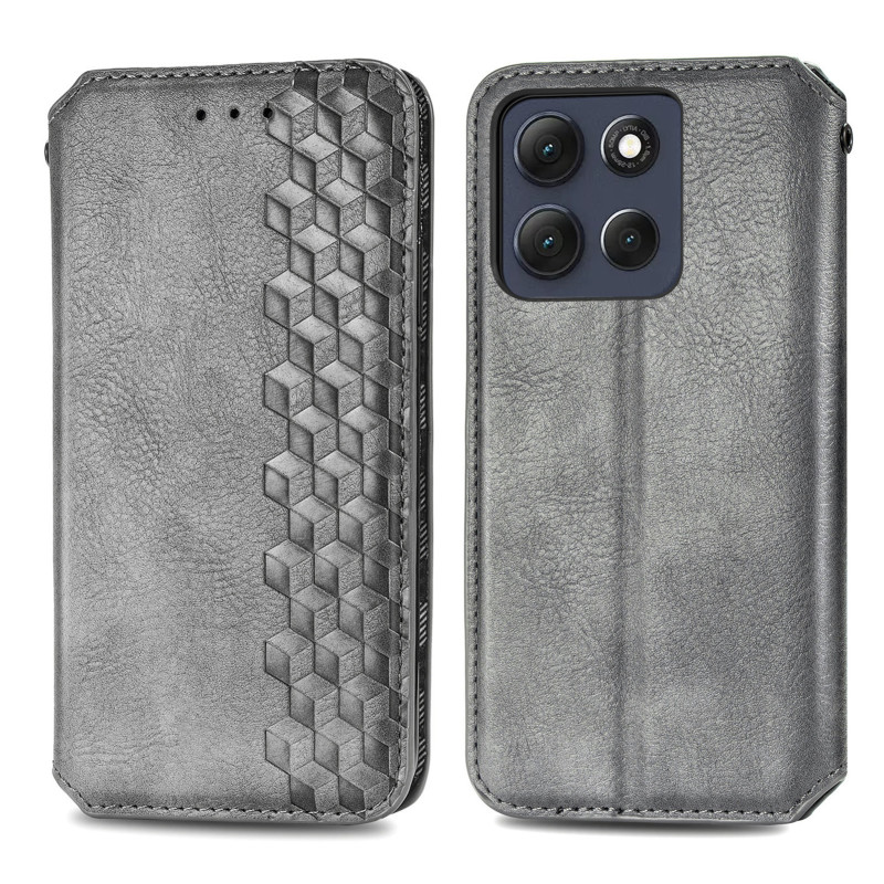 Flip Cover Moto G77 / G67 vintage mokkanahka vaikutus