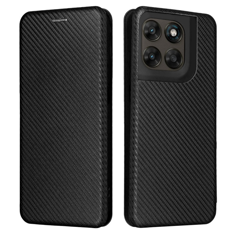 Flip Cover Moto G77 / G67 Hiilikuitukansi