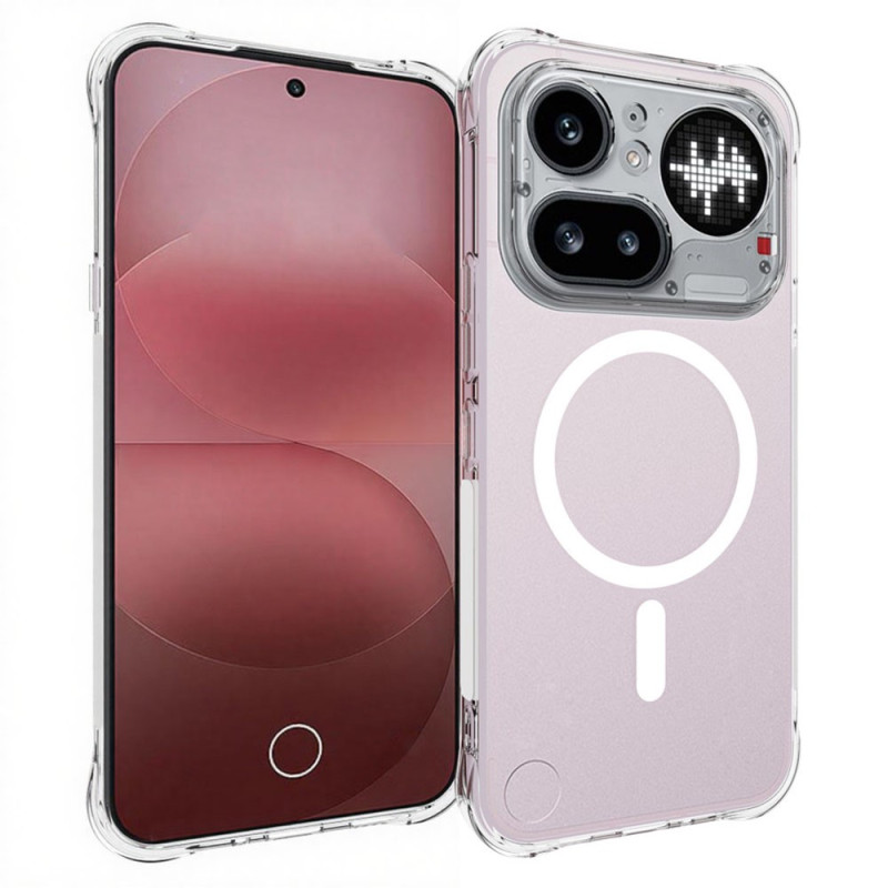 Nothing Phone (4a) Pro magneettinen läpinäkyvä suojakuori