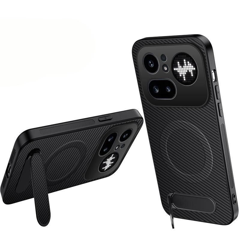 Nothing Phone (4a) Pro Carbon Fibre -kotelon tuki