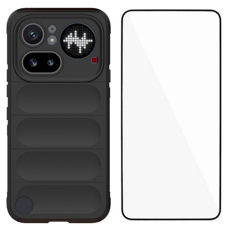 Nothing Phone (4a) Pro liukumaton suojakotelo ja näytönsuojus
