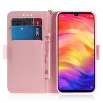 Kotelo Xiaomi Redmi Note 7 Kukka puu hihnalla