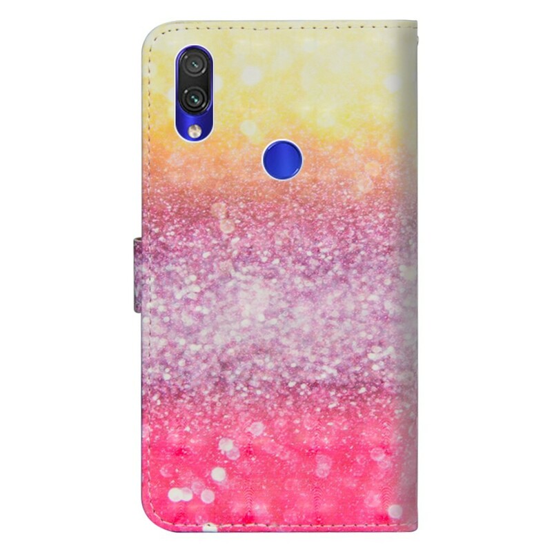 Xiaomi Redmi Note 7 Glitter kansi Magentas